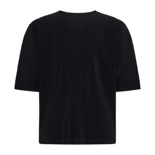 Issey Miyake Svarta T-shirts och Polos Black, Herr