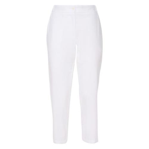 Ottod'Ame Vita Bomull Slim Fit Byxor White, Dam