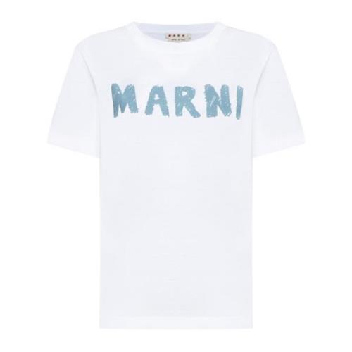 Marni Stiliga T-shirts och Polos White, Dam