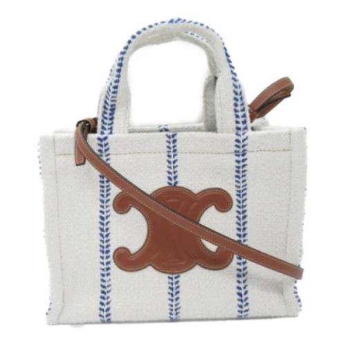 Celine Vintage Pre-owned Laeder totevskor White, Dam