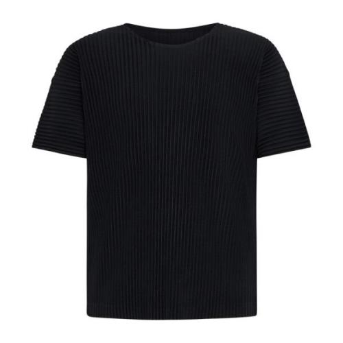 Issey Miyake Svarta T-shirts och Polos för Män Black, Herr