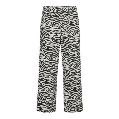 Co'Couture Zioncc Zebra Crop Pant Multicolor, Dam