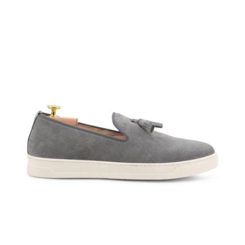 Duca di Morrone Shoes Gray, Herr