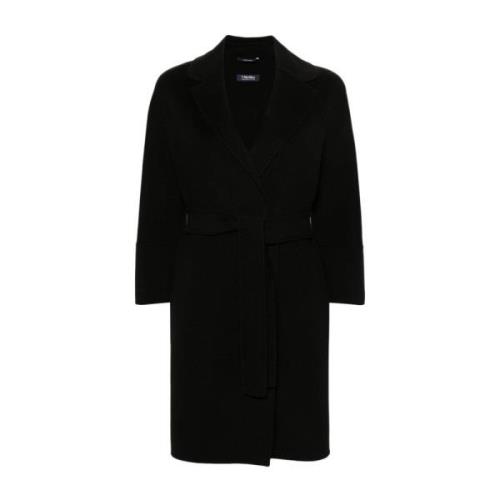 Max Mara Stiliga Arona Kappor Black, Dam