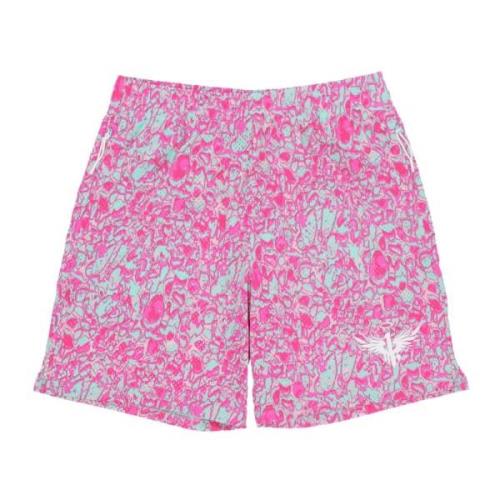 Puma Basketball Shorts Miami Electric Peppermint Pink, Herr