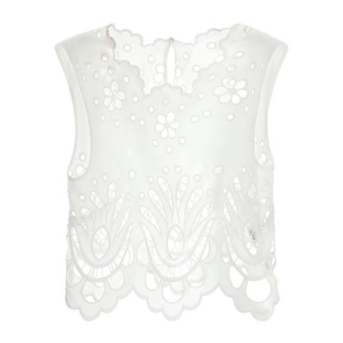 Dolce & Gabbana Stilfull Top för Kvinnor White, Dam