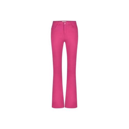 Fabienne Chapot Eva Flare Jeans Pink, Dam