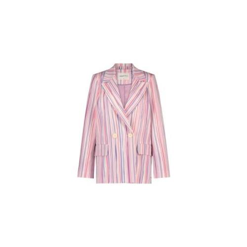 Fabienne Chapot Randig Oversized Blazer Multicolor, Dam