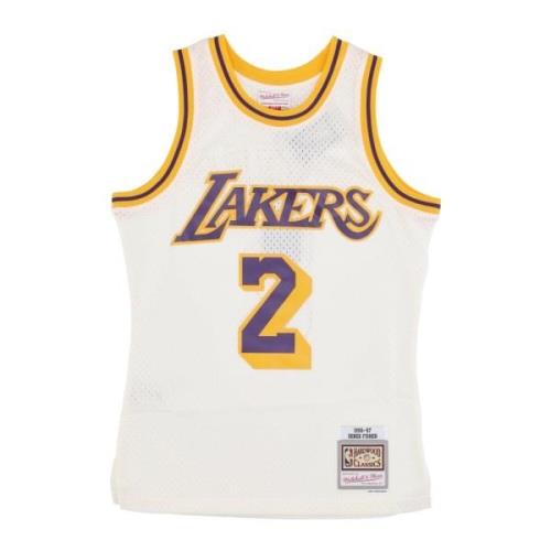 Mitchell & Ness NBA Off White Team Färg Jersey White, Herr