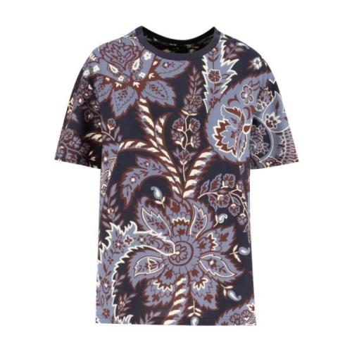 Etro Paisley Chic T-shirt Multicolor, Dam