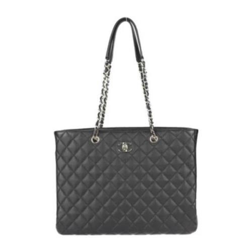 Chanel Vintage Pre-owned Laeder totevskor Black, Dam