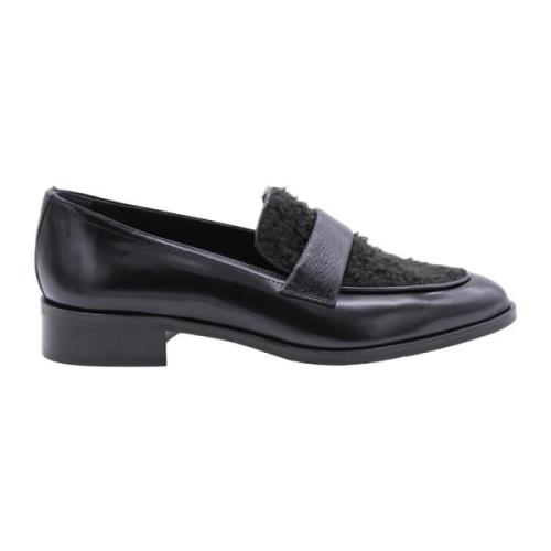 Pertini Klassisk Läder Moccasin Kandiri Black, Dam