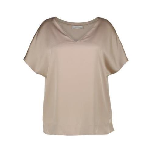 Amélie & Amélie Alicia Beige Top Beige, Dam