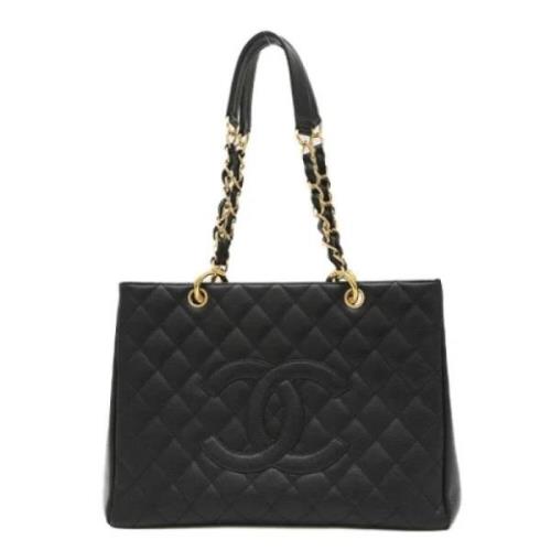 Chanel Vintage Pre-owned Laeder totevskor Black, Dam