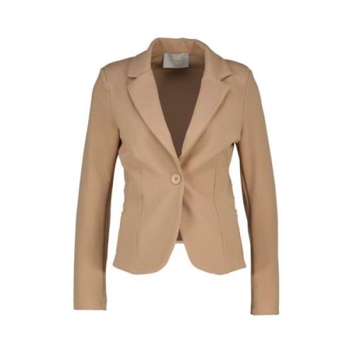 Amélie & Amélie Beige Blazer för Kvinnor Beige, Dam