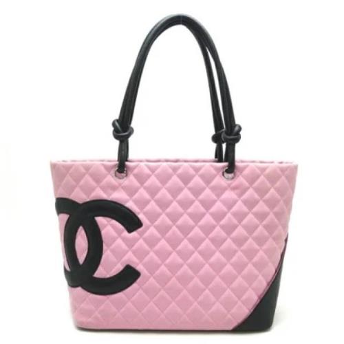 Chanel Vintage Pre-owned Laeder totevskor Pink, Dam