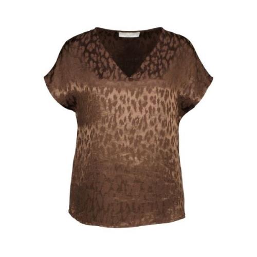 Amélie & Amélie Napoli Top i Brun Brown, Dam