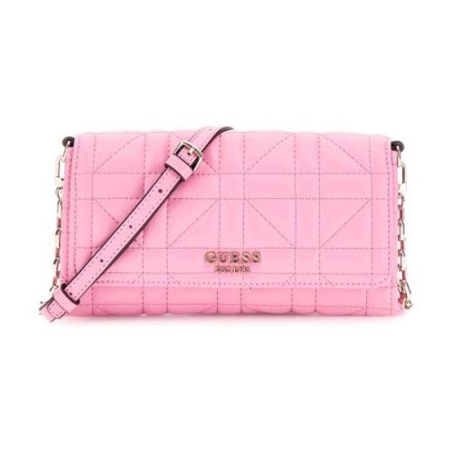 Guess Mini Crossbody Väska Assia Pink, Dam