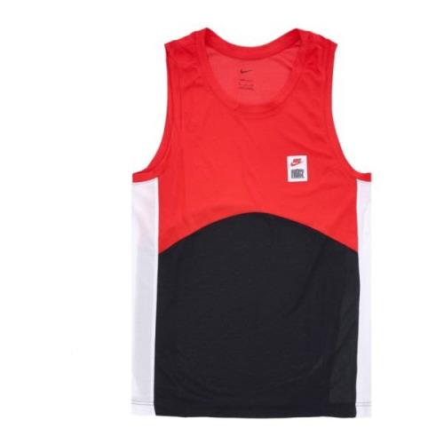 Nike Basketball Tank Top Starting 5 Röd/Svart Multicolor, Herr