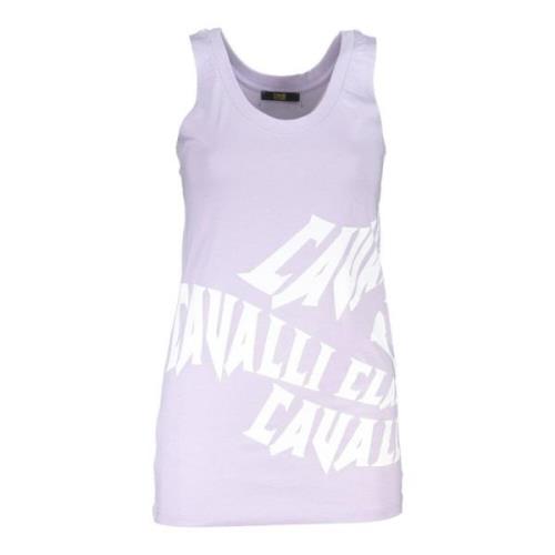 Cavalli Class Sleeveless Tops Purple, Dam