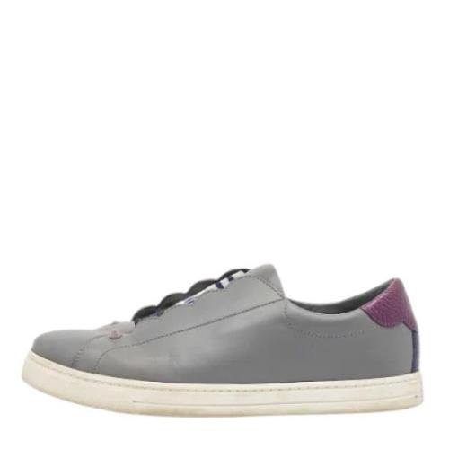 Fendi Vintage Pre-owned Tyg sneakers Gray, Dam