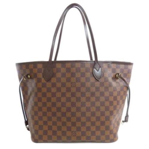 Louis Vuitton Vintage Pre-owned Tyg axelremsvskor Brown, Dam