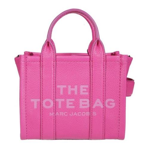 Marc Jacobs Läder Shopper Väska Pink, Dam