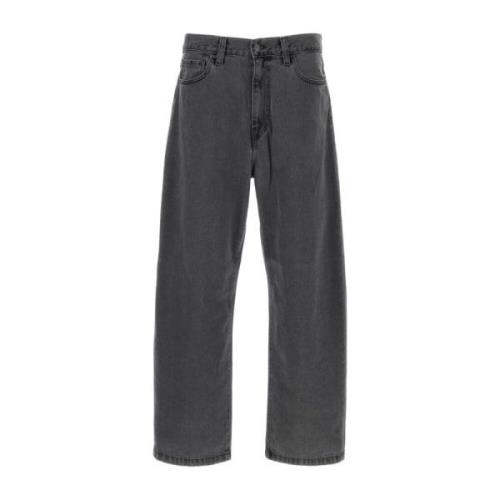 Carhartt Wip Mörk Denim Landon Jeans Gray, Herr