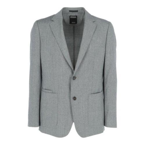 Ermenegildo Zegna Techmerino Elegant Suit Gray, Herr