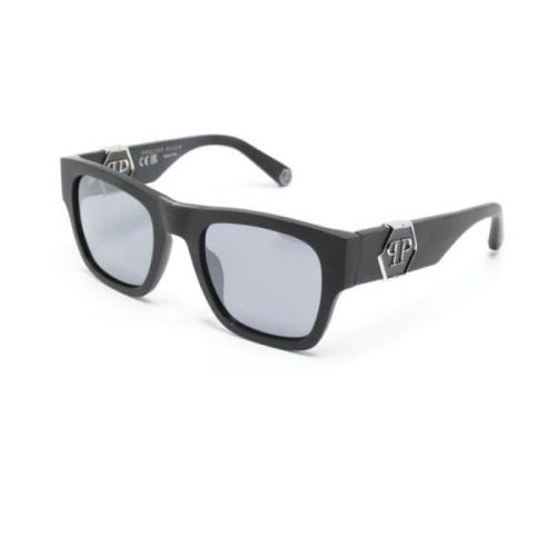 Philipp Plein Spp042 703X Sunglasses Black, Unisex