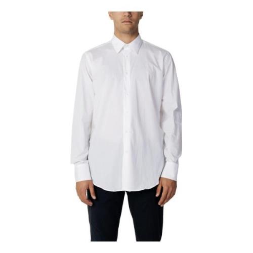 Liu Jo Vit Button-Up Skjorta Vår/Sommar White, Herr