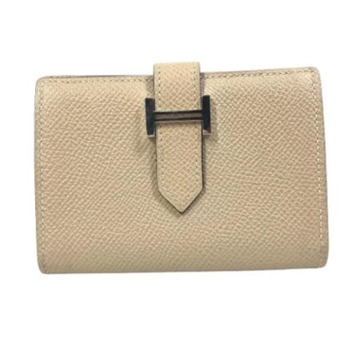 Hermès Vintage Pre-owned Laeder plnbcker Beige, Dam