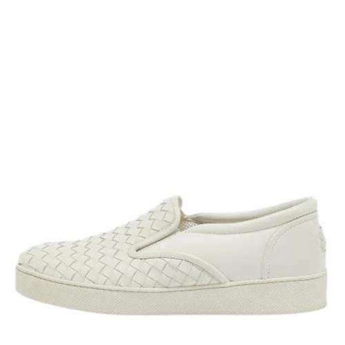 Bottega Veneta Vintage Pre-owned Tyg sneakers White, Dam