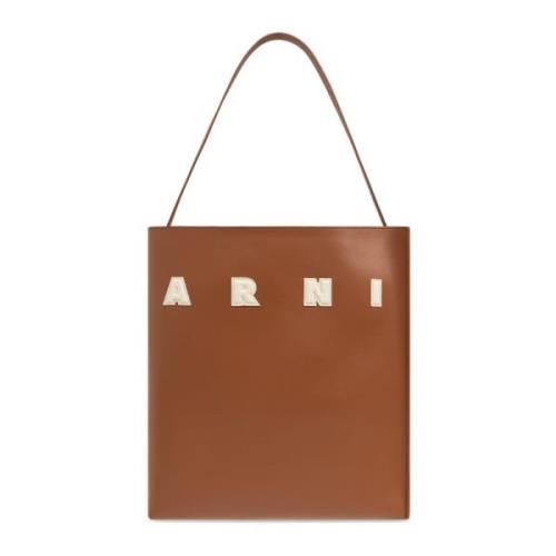 Marni Väsktyp Shopper Brown, Dam