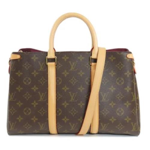 Louis Vuitton Vintage Pre-owned Canvas axelremsvskor Brown, Dam