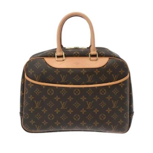 Louis Vuitton Vintage Pre-owned Canvas handvskor Brown, Dam