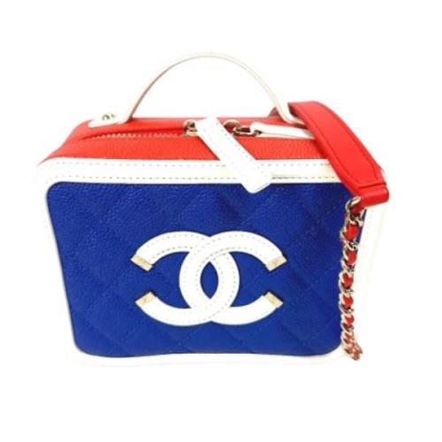 Chanel Vintage Pre-owned Laeder chanel-vskor Blue, Dam