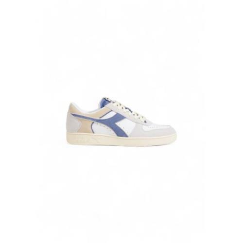 Diadora Vita Läder Sportiga Sneakers White, Herr