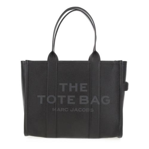 Marc Jacobs Klassisk Läder Tote Väska Black, Dam