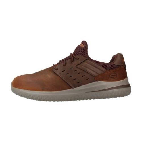 Skechers Stiliga Herrsneakers Brown, Herr