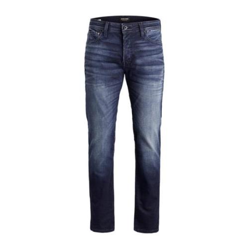 Jack & Jones Blå Dragkedja Knapp Herr Jeans Blue, Herr