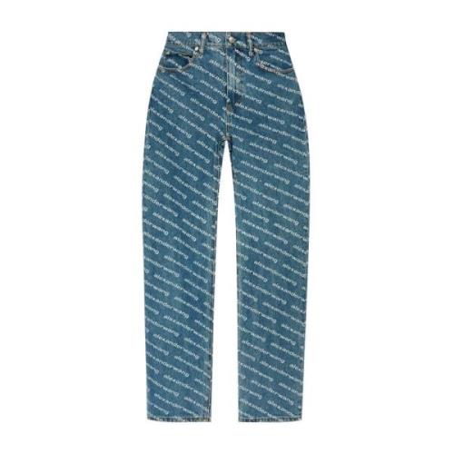 Alexander Wang Snygga Jeans Blue, Dam