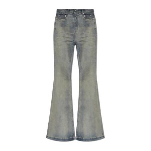 Rick Owens Denim flares Bolan Blue, Dam