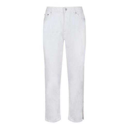 Michael Kors Vita Low Rise Jeans White, Dam