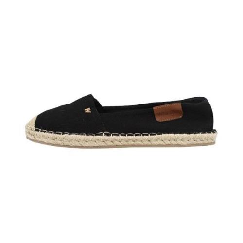 Wrangler Sommar Espadrillos för Kvinnor Black, Dam