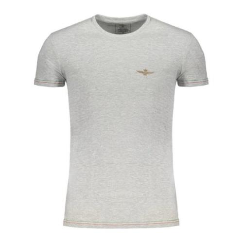 Aeronautica Militare Grå kortärmad herr T-shirt Gray, Herr