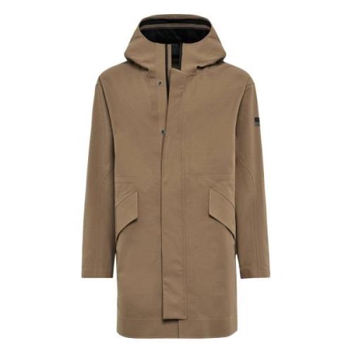 Boggi Milano Tekniskt Tyg B Tech Parka Beige, Herr