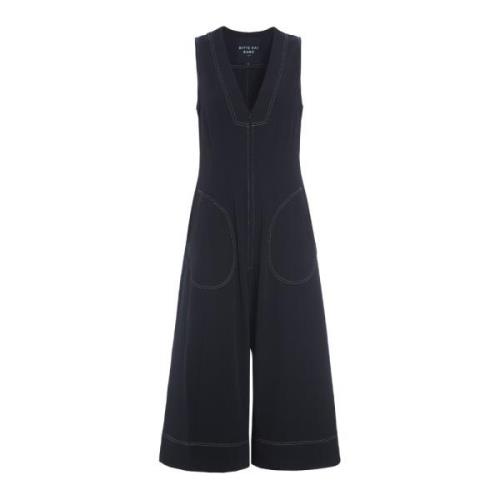 Bitte Kai Rand Tokyo Twill Jumpsuit Svart/Ivory Stitch Black, Dam