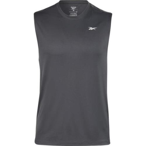 Reebok Ärmlös Teknisk Träning T-shirt Black, Herr