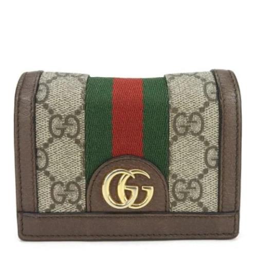 Gucci Vintage Pre-owned Canvas plnbcker Beige, Dam